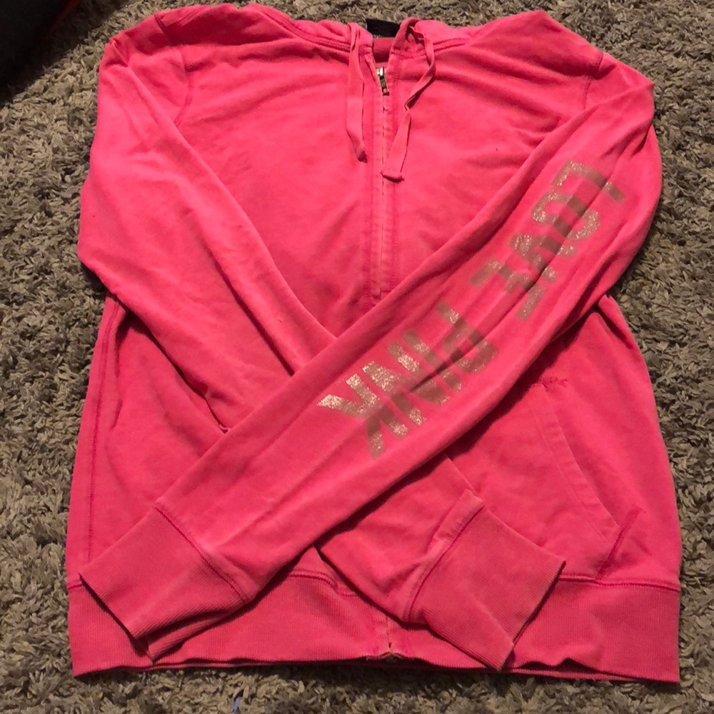 Victoria secret zip up hoodie